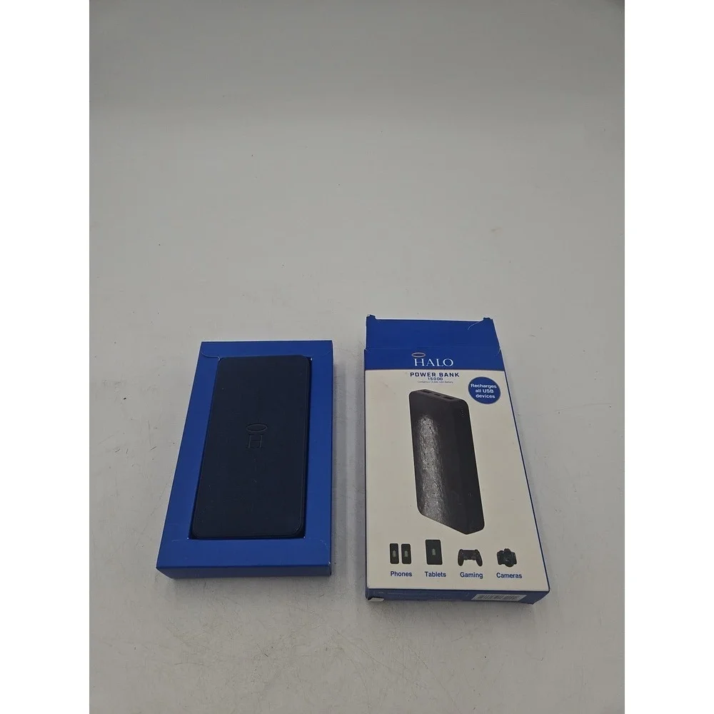 HALO Power Bank 15000 mAh Batterie ALL UBS Phones Gaming Cameras Devices